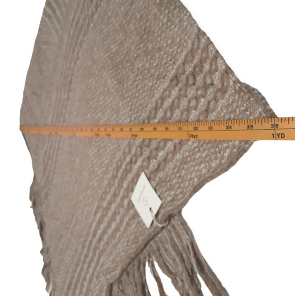 Poncho Sweater With Fringe - Picture 9 of 11